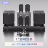 JY AUDIO万音回音壁电视音响外接音箱套装客厅环绕5.1家庭影院柏林之声蓝牙 A9pro【7.2无线炮版】