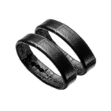 优伦诗适用天梭浪琴阿玛尼卡西欧美度天王dw丹灵公主华为手表表带扣圈环真皮活动卡扣扣环表带扣配件皮带 黑色+工具(2个活动圈) 20mm