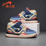 贵人鸟童鞋运动鞋秋季新款儿童中大童休闲板鞋女童男童透气软底鞋学生 牛仔蓝（单鞋） 34