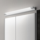 炬胜镜前灯led 卫生间免打孔浴室镜子灯梳妆台灯简约北欧镜面长条壁灯 白色款46cm【9W白光】