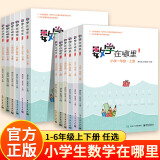 2024数学在哪里1-6年级上册下册修订版 小学数学阅读全彩印刷 思维训练趣味数学故事儿童益智力开发课外阅读训练辅导书 【两本】数学在哪里三年级上下册