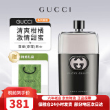 古驰（GUCCI）罪爱男士/罪爱燃情/惹火男士香水清新木质持久留香男朋友生日礼物 罪爱男士90ml【经典优雅】