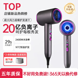 徕芬升2025新款高速吹风机家用静音负离子大功率不伤发莱芬大风力护发速干便携十大品牌电吹风筒理发店用 【升级款亿万负离子】灰色2400W
