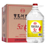 寳岛阿里山  52度 高粱酒  大容量 泡酒 浓香型  D 方桶52度 4.5L*1瓶 单瓶装