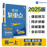 2025版高中教材划重点 高一上 物理 必修一 教科版 教材同步讲解 理想树图书