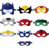 玩控 儿童卡通表演面具 化装舞会创意面具 幼儿园小朋友蜘蛛侠头饰 十款