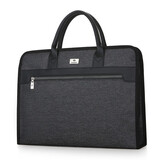 斯莫尔（SIMOER）SL-537黑色公文包男事务包手提包 手提袋文件夹档案袋文件袋防水商务包定制联系客服