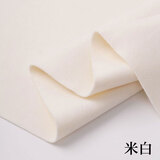 3号馆秋冬加厚双面磨毛羊绒毛呢子纯色仿羊绒外套大衣仿羊毛服装面料 米白 半米价