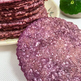 储山 手工大米锅巴非油炸原味 柴火土灶休闲零食泡 紫薯锅巴500g（薄脆）