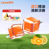 朗龙Linno车载香水汽车香薰车用出风口内饰品高档固体香水 幸运 风口式 2.2ml 2瓶