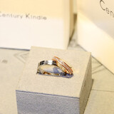 CENTURY& KINDLE满天星戒指女 情侣对戒 一对婚戒不掉色 素圈戒指送男女朋友礼物 素圈+满天星【备注圈号及颜色】 一对【备注圈号及颜色】