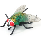 玛奇乐（MECHILE）仿真昆虫动物模型玩具蝉凤尾蝶蜻蜓螳螂苍蝇蟑螂蜈蚣宝宝认知启蒙 苍蝇