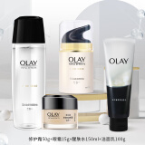 玉兰油（OLAY）多效修护套装护肤品套装多效修护面霜化妆品护肤套装补水保湿面霜 四件套 洁面+水+眼霜+多效修护霜