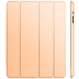 泰拉锋 适用苹果iPad2/3/4保护套折叠平板电脑防摔皮套保护壳 土豪金