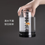 Hero家用密封罐厨房收纳高硼硅耐寒耐热玻璃保鲜茶叶咖啡豆干货储物罐 经典款 1000mL