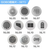 南光（NANLITE）FM卡口专用成像镜头束光筒led摄影造型灯投影插片聚光控光附件PJ-FMM-10/19/36 GOBO图案片—SET1