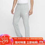 耐克NIKE 男子CLUB PANT OH FT 秋季裤子直筒BV2714-063暗麻灰M