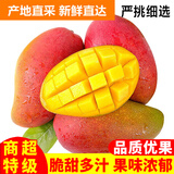 集年鲜海南贵妃芒果 热带新鲜水果甜心芒果现摘红金龙芒果整箱节日送礼 净重4.5斤优选 单果90-150g