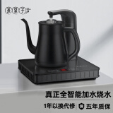 茶皇子（CHAHUANGZI） 全自动上水电热烧水壶茶艺泡茶专用小茶台电茶壶电磁炉单壶 XH-SH101 0.8L 黑色磨砂款