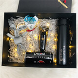 花千紫生日礼物男生送男友男朋友高档实用的送给兄弟男士老公中秋教师节 智能保温杯+飞科刮胡刀 500ml