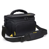 铂礼适用尼康相机包 单反d7500d7100 d3200d5600d90男z5z50z30单肩摄影zfc 加厚 黑色 大号