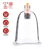 华佗牌华佗真空拔罐器配件单个气罐大罐大号负压拔火罐拔罐子美容院中医专用散罐非玻璃抽气式枪抽气筒真空枪 华佗关节罐1号(适合膝盖/肘部关节)需配抽气抢用