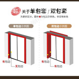襄瑞轩现货定制厕所门卫生间门厨房门钛镁铝合金钢化玻璃平开门 1.4双包（颜色自选）定制