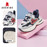 ABC KIDS童鞋儿童运动鞋魔术贴男女童鞋防滑休闲鞋子3738PY蓝色31