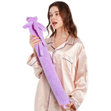 POOKY80cm长条暖水袋热敷肩颈多功能暖床创意暖被窝学生大号注水热水袋 魅力紫