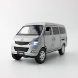 CHE ZHI柳州五菱货车别克GL8合金汽车宋滴滴模型宏光六开门模型仿真合金 长安之星S460面包车银灰色