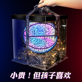 永恒瞬间生日礼物男生玩具男孩子12岁摆件送男童6-10小学初中生新年圣诞节 反光篮球-魔幻迷彩色+定制+礼盒