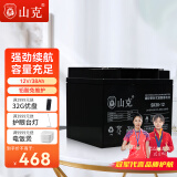 山克SK38-12 UPS不间断电源电池 铅酸免维护蓄电池12V38AH