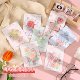 TaTanice 贺卡卡片30张 生日礼物卡手写祝福卡明信片 小清新手绘花束