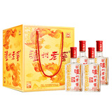 泸州老窖 六年窖头曲 浓香型白酒 52度500ml*4瓶 凤鸣祥瑞礼盒