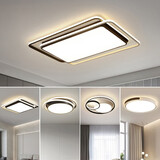 名家艺客厅灯长方形灯具套餐组合现代简约大气ed吸顶灯三室两厅全屋灯饰 套餐42:四室一厅-全光谱护眼