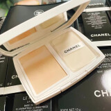 香奈儿（Chanel） 光采透白粉饼遮瑕定妆提亮肤双面粉扑SPF25\PA+++圣诞情人节礼物 B20#自然色(新款)