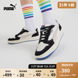 彪马（PUMA）官方【脏脏鞋】男女低帮拼接鞋面经典百搭透气板鞋PUMA LX375876 黑色-米白色-01 37.5