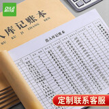 递乐 商品进货记录本出入库记账本定制登记本通用仓库存出货库存盘点入库出库单50页 4437 出入库（5本装）