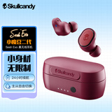 Skullcandy 骷髅头 Sesh Evo小魔豆二代 TWS真无线蓝牙耳机 入耳式降噪3场景模式 红色