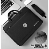 长泽机械革命电脑包机械电脑包Z3Air/Z2极光Pro电脑包手提包可单斜挎 黑色银机械夜光升级气垫 17.3英寸