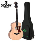 马丁（Martin）SIGMA 西格玛 SE系列/ST系列单板民谣木吉他 36英寸原木色GSME 电箱款