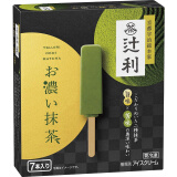 明治meiji辻利抹茶味棒支冰淇淋315ml（内含7支）日本进口冰激凌冷饮冰棒