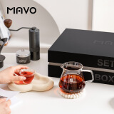 MAVO 手冲咖啡壶套装礼盒 咖啡全套 手冲壶磨豆机分享壶滤杯礼品 2号咖啡礼盒1.0