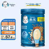 嘉宝（GERBER）婴儿辅食 混合谷物营养米粉 宝宝高铁米糊2段250g(6-36个月适用)