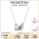 施华洛世奇（SWAROVSKI）Swan优雅天鹅项链女吊坠轻奢小众送女友老婆生日礼物女 【爆款】125周年蓝色5533397