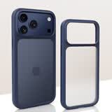 balueus适用iPhone17ProMax手机壳苹果17Pro保护套17硅胶磨砂全包防摔AI相机按键17pm外壳新款 经典款【蓝色】肤感磨砂手感-带相机按键 iPhone 17 Pro Max