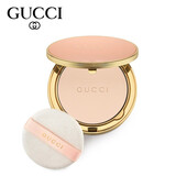 古驰（GUCCI） 柔焦凝光粉饼哑光细腻质地定妆控油修容蜜粉饼母亲节情人节礼物 01#冷调瓷白