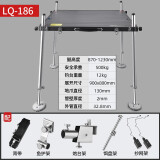 连球新款钓台LQ-185镁铝合金镂空大钓鱼台防晃动中号加厚三刹车旗舰款 LQ-186钓台(900X800mm)