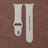 苹果applewatch手表原装硅胶运动表带iwtch S6S7S8S9S10S11适用表带 星光色S/M【全新无盒】 38/40/41mm与 42mm通用