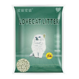lovecat litterLOVECAT猫砂除臭豆腐猫砂结团猫沙盆专用2.8kg/袋 绿茶味6L*5袋